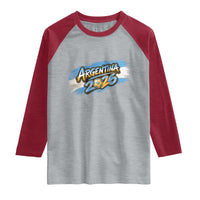 Vintage Argentina Soccer Pride 2026 Graphic Raglan Shirt