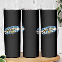 Vintage Argentina Soccer Pride 2026 Graphic Skinny Tumbler