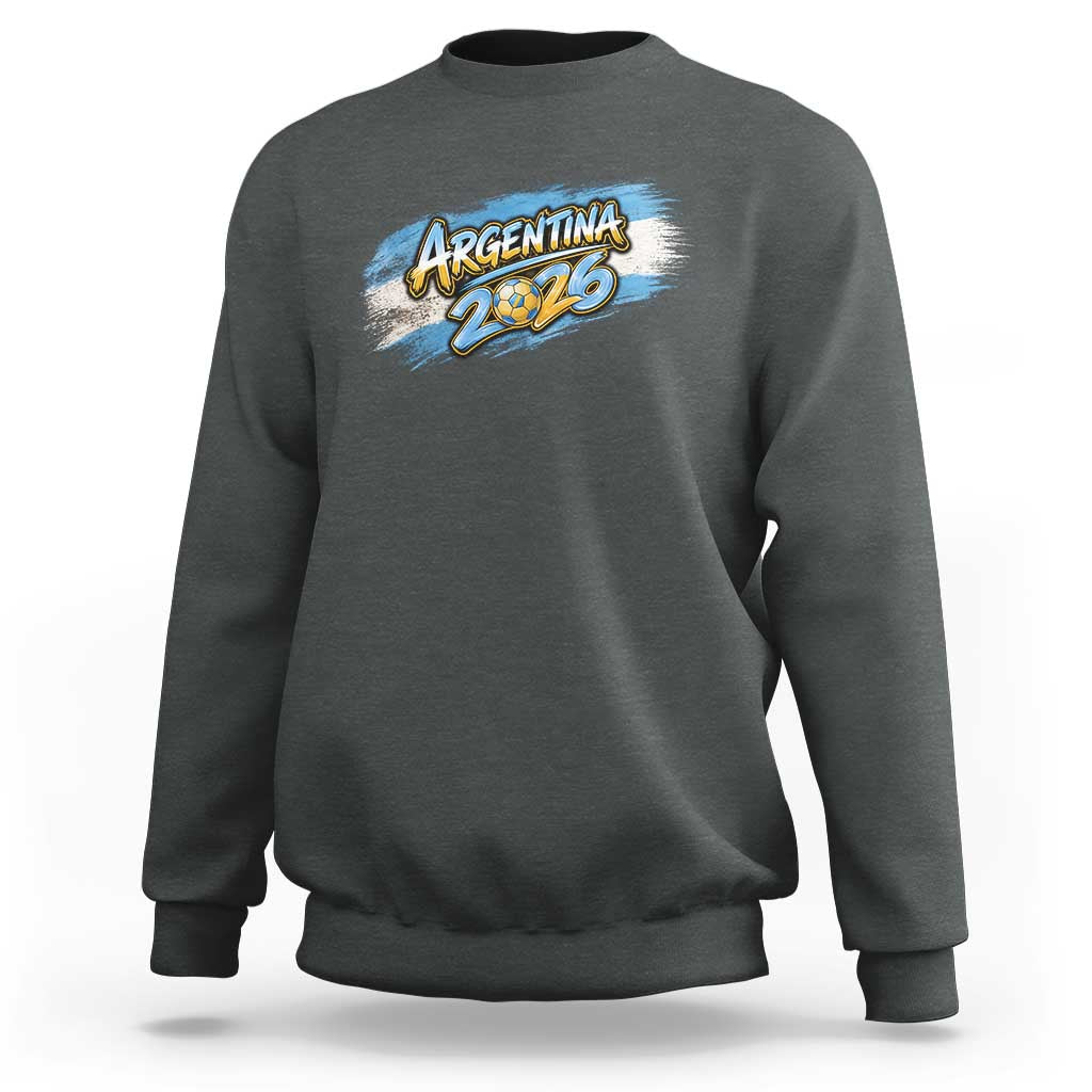 Vintage Argentina Soccer Pride 2026 Graphic Sweatshirt