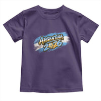 Vintage Argentina Soccer Pride 2026 Graphic Toddler T Shirt