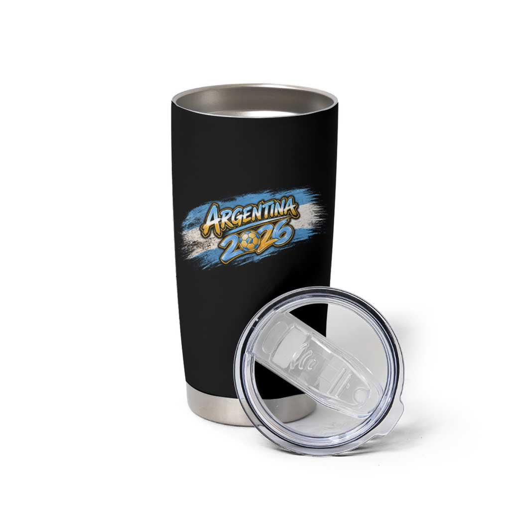 Vintage Argentina Soccer Pride 2026 Graphic Tumbler Cup