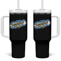 Vintage Argentina Soccer Pride 2026 Graphic Tumbler With Handle