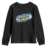Vintage Argentina Soccer Pride 2026 Graphic Youth Sweatshirt