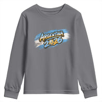 Vintage Argentina Soccer Pride 2026 Graphic Youth Sweatshirt