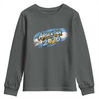 Vintage Argentina Soccer Pride 2026 Graphic Youth Sweatshirt