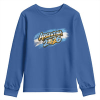 Vintage Argentina Soccer Pride 2026 Graphic Youth Sweatshirt