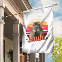 Capybara Lover Garden Flag Funny Bruh Meme Animal Humor Gift - Wonder Print Shop