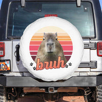 Capybara Lover Spare Tire Cover Funny Bruh Meme Animal Humor Gift - Wonder Print Shop