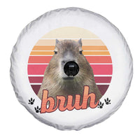 Capybara Lover Spare Tire Cover Funny Bruh Meme Animal Humor Gift - Wonder Print Shop