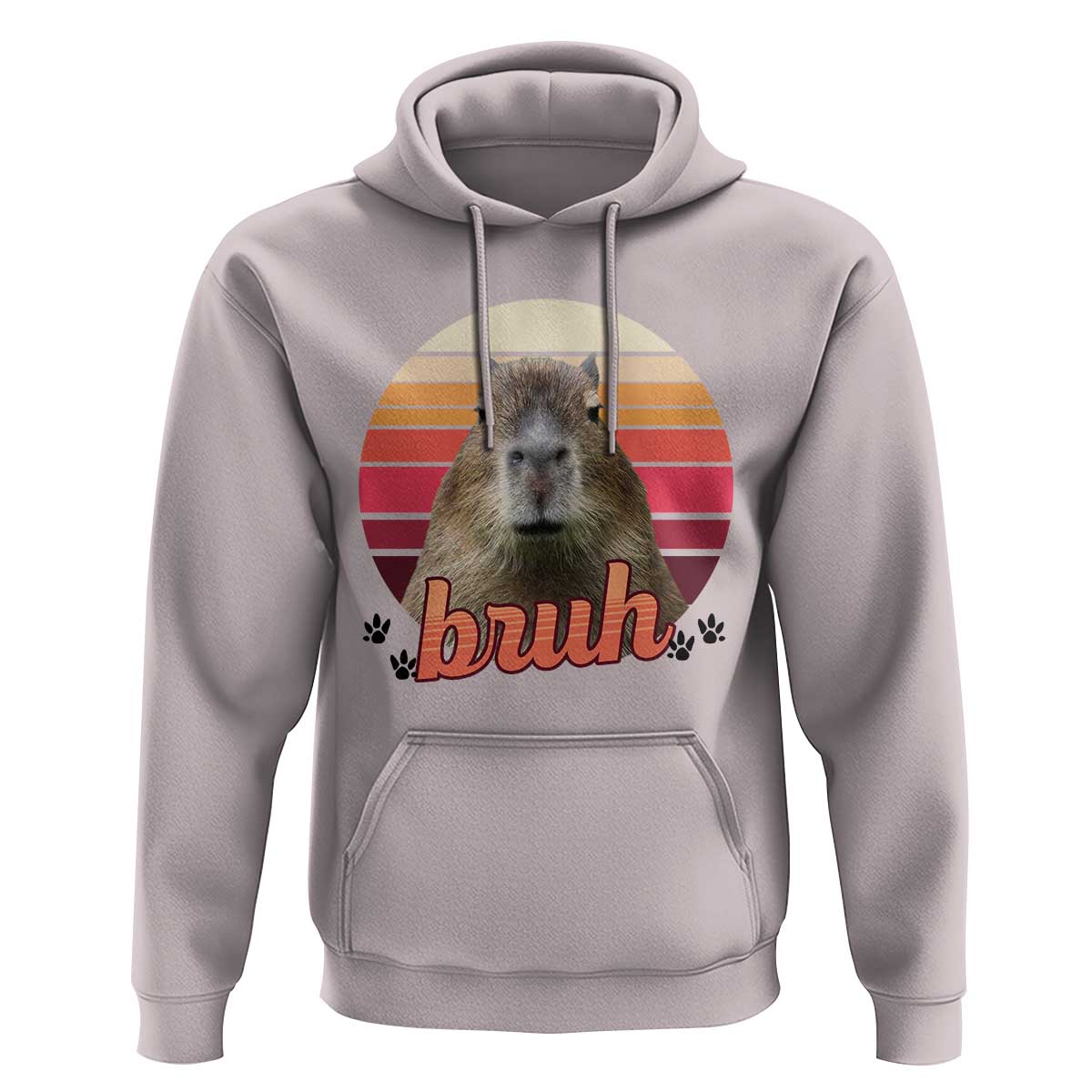 Capybara Lover Hoodie Funny Bruh Meme Animal Humor Gift - Wonder Print Shop
