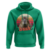 Capybara Lover Hoodie Funny Bruh Meme Animal Humor Gift - Wonder Print Shop
