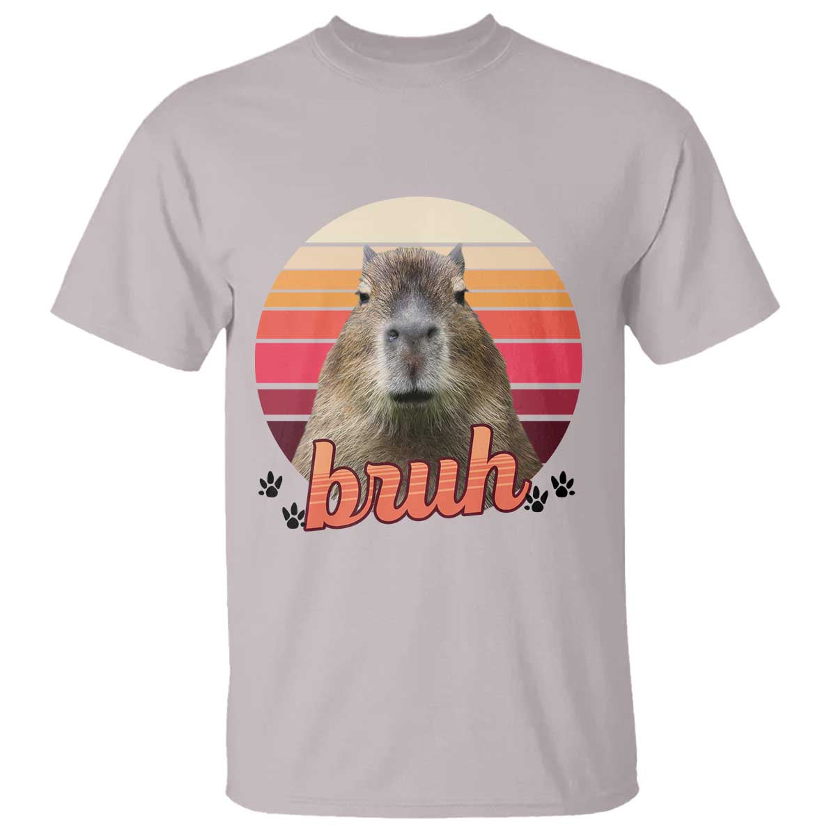 Capybara Lover T Shirt Funny Bruh Meme Animal Humor Gift - Wonder Print Shop