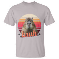 Capybara Lover T Shirt Funny Bruh Meme Animal Humor Gift - Wonder Print Shop