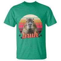 Capybara Lover T Shirt Funny Bruh Meme Animal Humor Gift - Wonder Print Shop