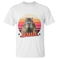 Capybara Lover T Shirt Funny Bruh Meme Animal Humor Gift - Wonder Print Shop