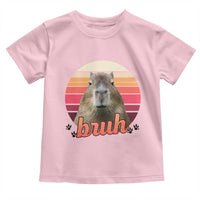 Capybara Lover Toddler T Shirt Funny Bruh Meme Animal Humor Gift - Wonder Print Shop