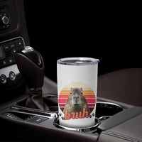 Capybara Lover Tumbler Cup Funny Bruh Meme Animal Humor Gift
