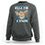 Autism Capybara Sweatshirt Funny Rizz Em With The Tism - Wonder Print Shop