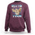 Autism Capybara Sweatshirt Funny Rizz Em With The Tism - Wonder Print Shop