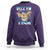 Autism Capybara Sweatshirt Funny Rizz Em With The Tism - Wonder Print Shop