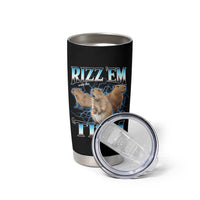 Autism Capybara Tumbler Cup Funny Rizz Em With The Tism