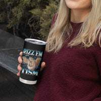 Autism Capybara Tumbler Cup Funny Rizz Em With The Tism