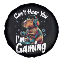Funny Gamer Capybara Spare Tire Cover Can Not Hear You I Am Gaming - Wonder Print Shop