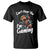 Funny Gamer Capybara T Shirt Can Not Hear You I Am Gaming - Wonder Print Shop