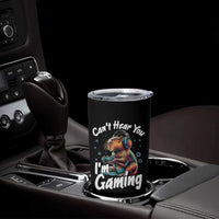 Funny Gamer Capybara Tumbler Cup Can Not Hear You I Am Gaming