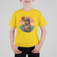 Funny Capybara T Shirt For Kid Be Capy Do Not Worry For Animal Lovers - Wonder Print Shop