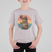 Funny Capybara T Shirt For Kid Be Capy Do Not Worry For Animal Lovers - Wonder Print Shop