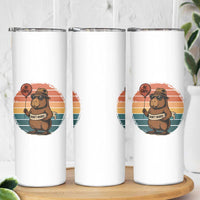 Funny Capybara Skinny Tumbler Be Capy Do Not Worry For Animal Lovers