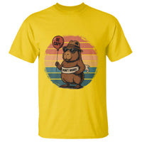 Funny Capybara T Shirt Be Capy Do Not Worry For Animal Lovers - Wonder Print Shop