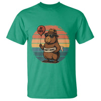 Funny Capybara T Shirt Be Capy Do Not Worry For Animal Lovers - Wonder Print Shop