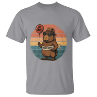 Funny Capybara T Shirt Be Capy Do Not Worry For Animal Lovers - Wonder Print Shop
