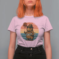 Funny Capybara T Shirt For Women Be Capy Do Not Worry For Animal Lovers - Wonder Print Shop