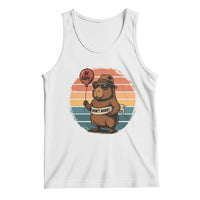 Funny Capybara Tank Top Be Capy Do Not Worry For Animal Lovers - Wonder Print Shop