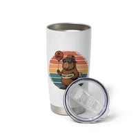 Funny Capybara Tumbler Cup Be Capy Do Not Worry For Animal Lovers