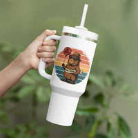 Funny Capybara Tumbler With Handle Be Capy Do Not Worry For Animal Lovers