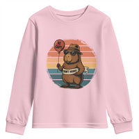 Funny Capybara Youth Sweatshirt Be Capy Do Not Worry For Animal Lovers - Wonder Print Shop