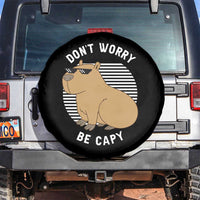 Funny Capybara Spare Tire Cover Do Not Worry Be Capy Chill Animal Lover Gift - Wonder Print Shop