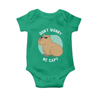Funny Capybara Baby Onesie Do Not Worry Be Capy Chill Animal Lover Gift - Wonder Print Shop