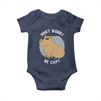 Funny Capybara Baby Onesie Do Not Worry Be Capy Chill Animal Lover Gift - Wonder Print Shop