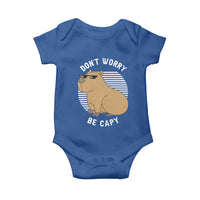 Funny Capybara Baby Onesie Do Not Worry Be Capy Chill Animal Lover Gift - Wonder Print Shop