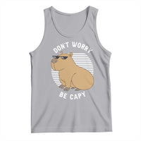 Funny Capybara Tank Top Do Not Worry Be Capy Chill Animal Lover Gift - Wonder Print Shop