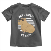 Funny Capybara Toddler T Shirt Do Not Worry Be Capy Chill Animal Lover Gift - Wonder Print Shop