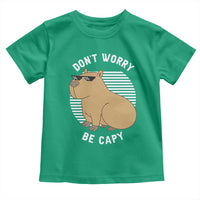 Funny Capybara Toddler T Shirt Do Not Worry Be Capy Chill Animal Lover Gift - Wonder Print Shop