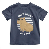 Funny Capybara Toddler T Shirt Do Not Worry Be Capy Chill Animal Lover Gift - Wonder Print Shop