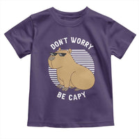 Funny Capybara Toddler T Shirt Do Not Worry Be Capy Chill Animal Lover Gift - Wonder Print Shop