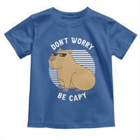 Funny Capybara Toddler T Shirt Do Not Worry Be Capy Chill Animal Lover Gift - Wonder Print Shop